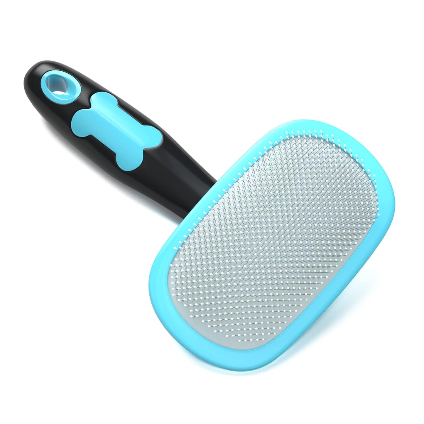 Glendan 360° Self‑Cleaning Slicker Brush for Dogs & Cats – Detangles, Reduces Shedding & Massages for Long, Medium or Short Fur