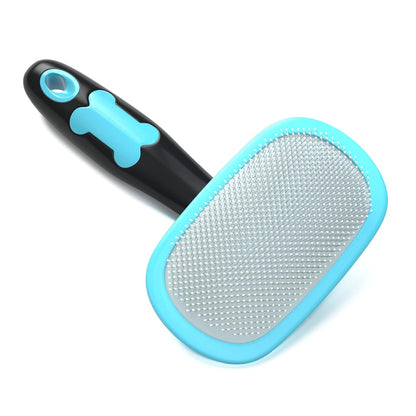 Glendan 360° Self‑Cleaning Slicker Brush for Dogs & Cats – Detangles, Reduces Shedding & Massages for Long, Medium or Short Fur