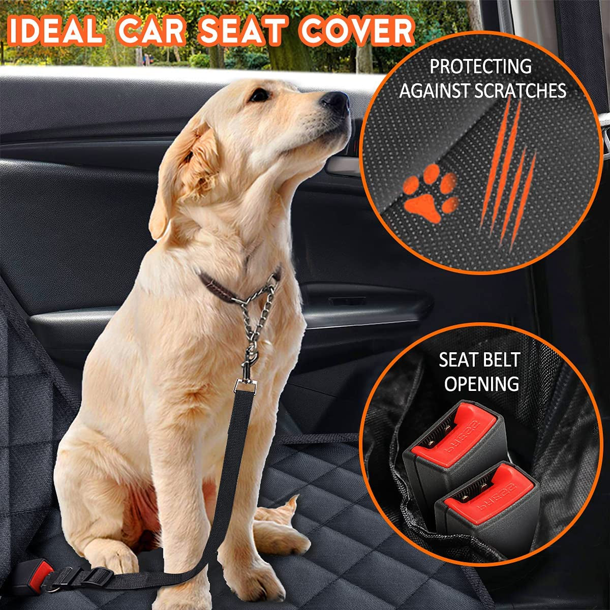 Waterproof Dog Car Seat Cover – Protect Your Car & Keep Pets Comfortable